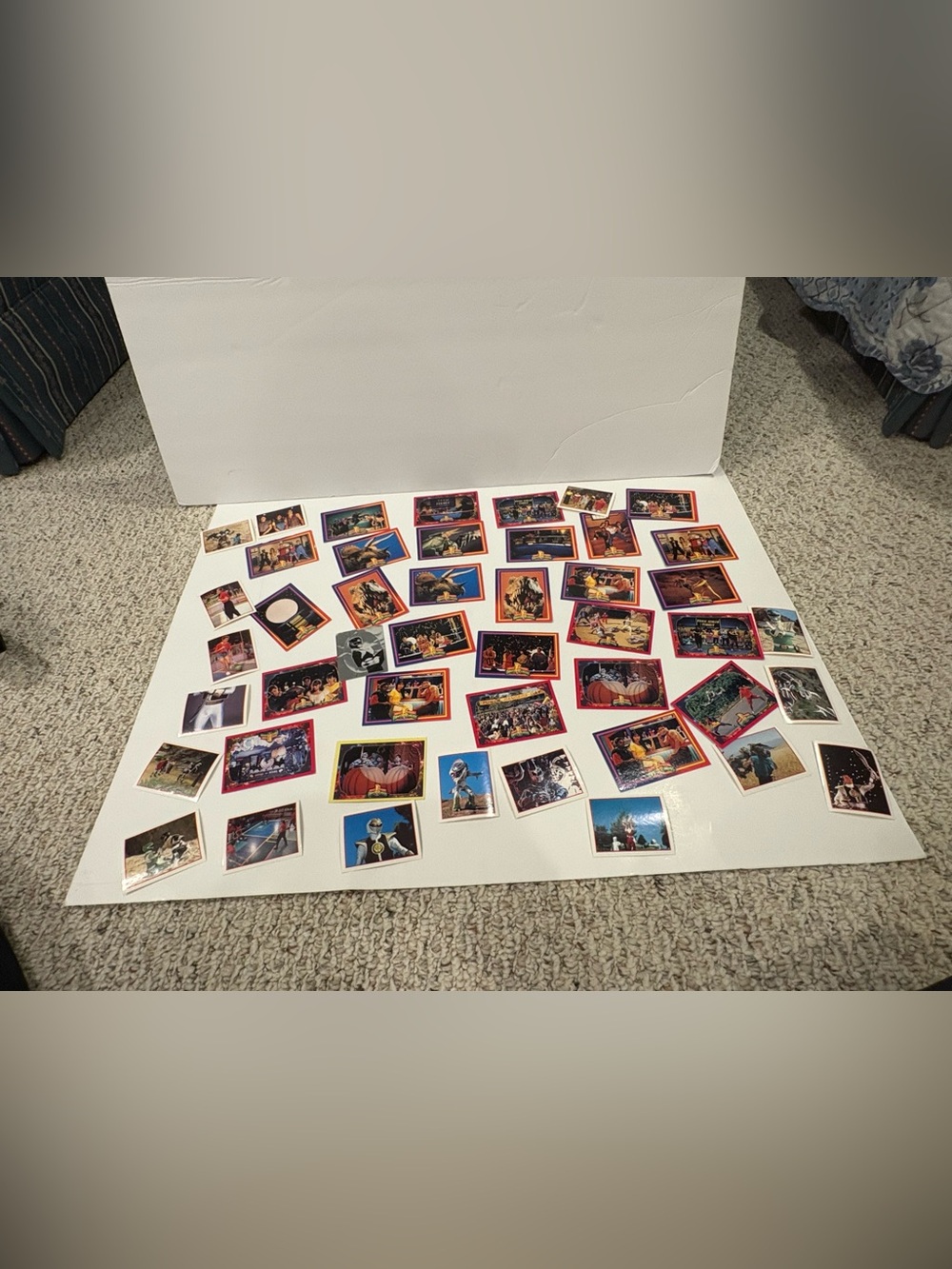 Power Rangers Lot of Cards and Stickers